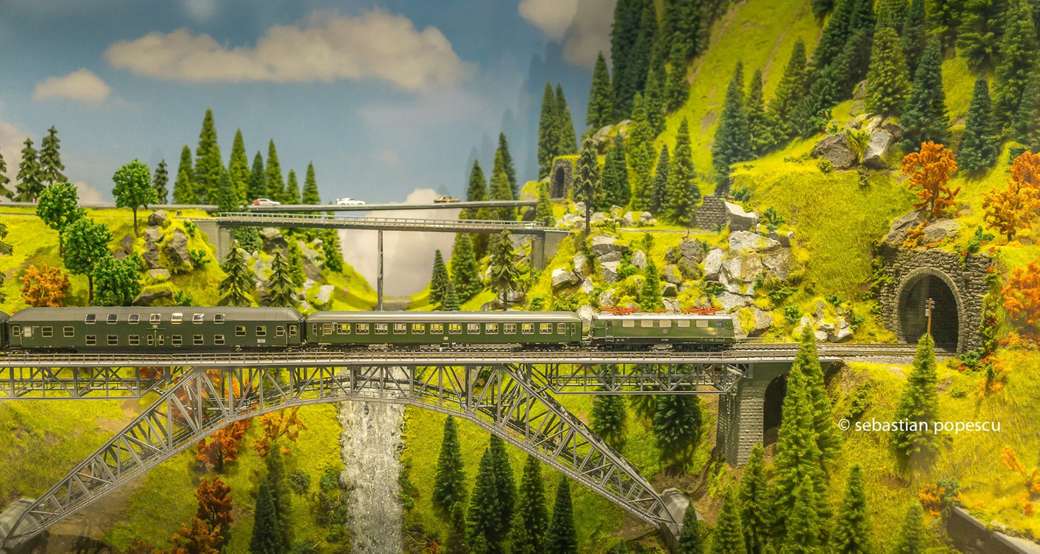 O călătorie plăcută cu trenul puzzle online