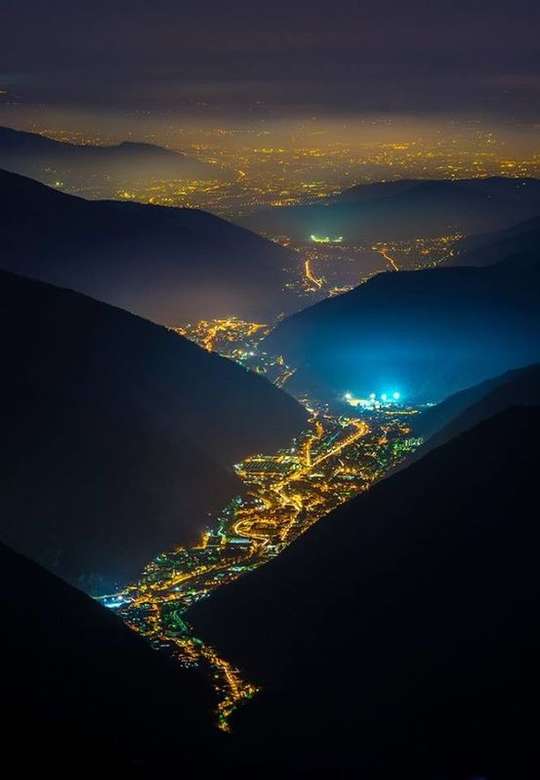 Údolí světel - Itálie skládačky online