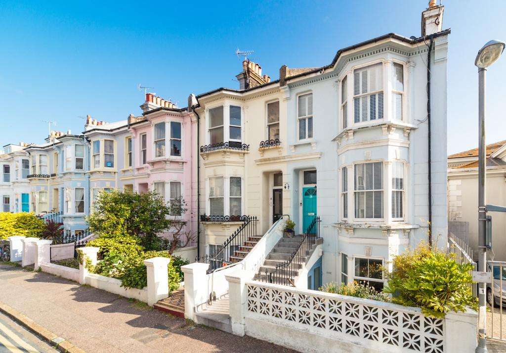 Străzile englezești tipice din Brighton puzzle online