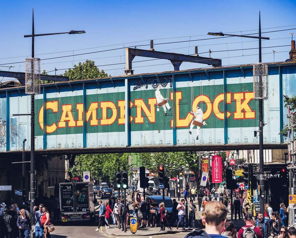 Bewegwijzering Camden Lock online puzzel