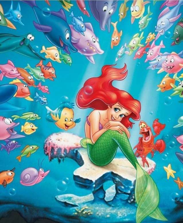 vaše mořská panna Ariel online puzzle