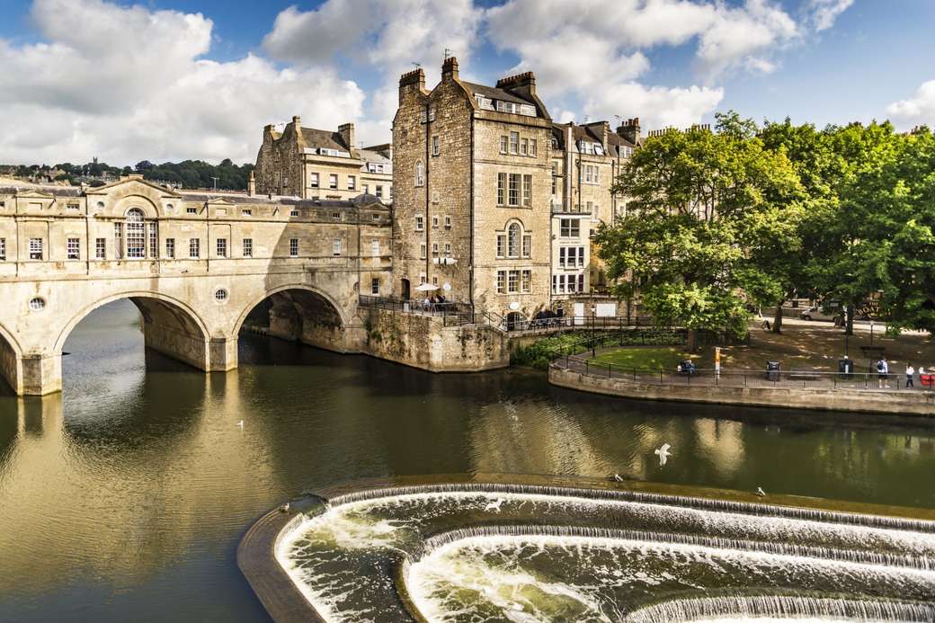 Bath Spa istoric din Anglia jigsaw puzzle online
