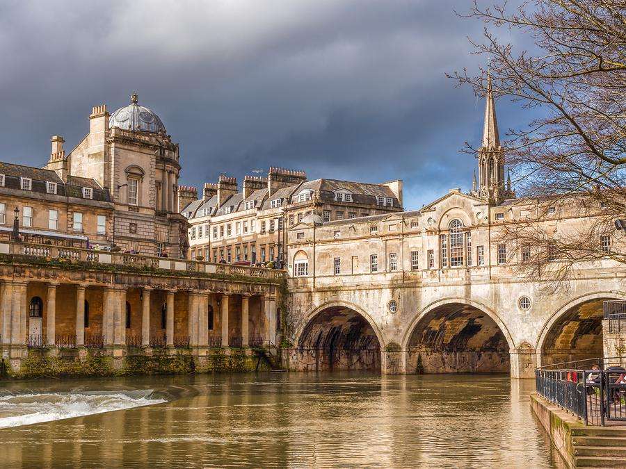 Bath Historic spa i England pussel på nätet