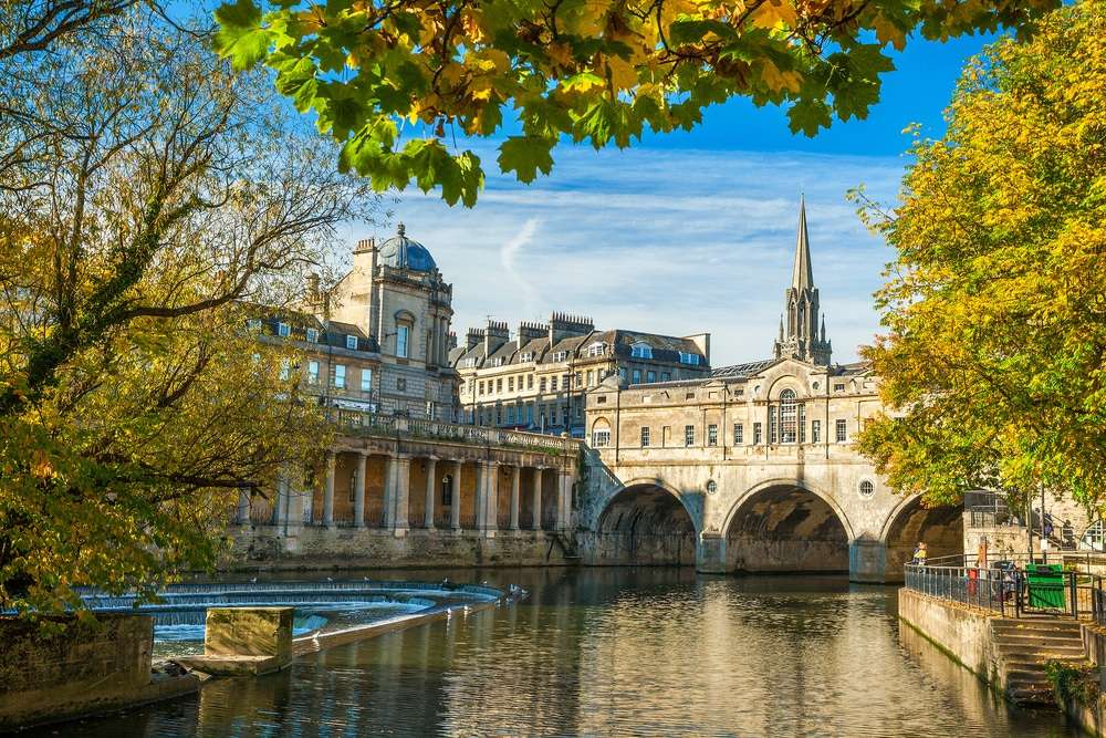 Bath Historické lázně v Anglii online puzzle