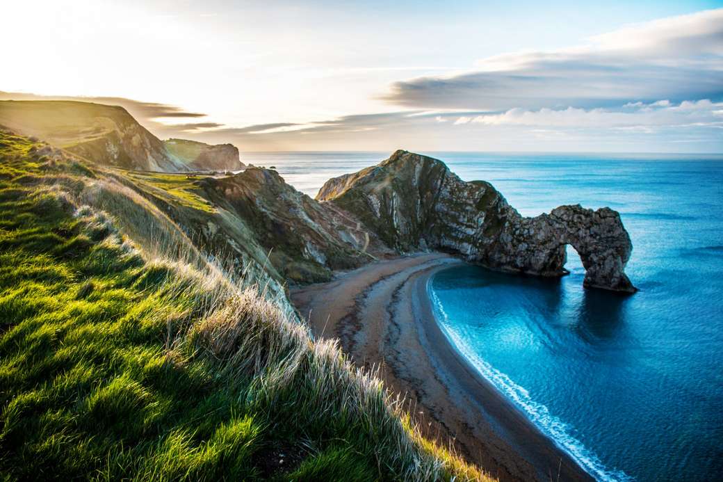 Jurassic Coast Devon νότια Αγγλία παζλ online