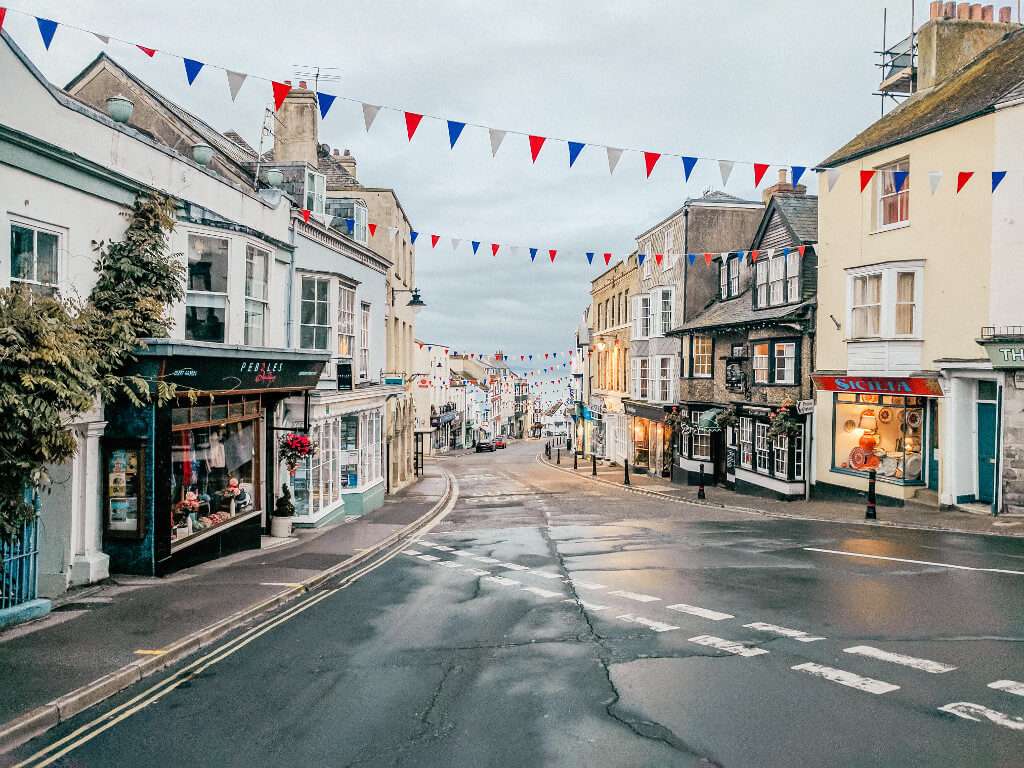 Jurské pobřeží Devon jižní Anglie Lyme Regis skládačky online