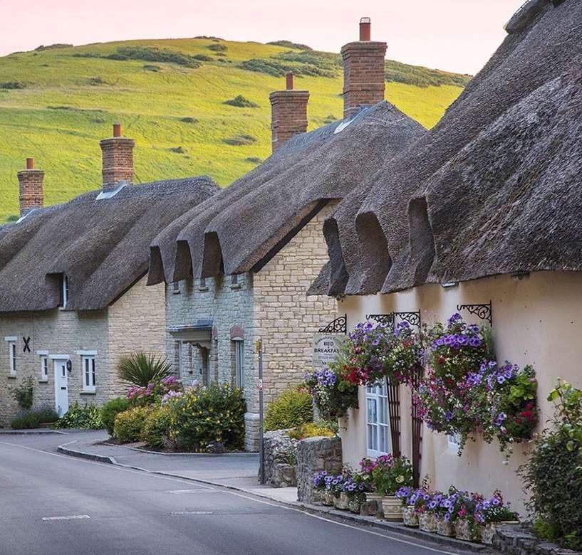 Lulworth Roof Cottages jigsaw puzzle online