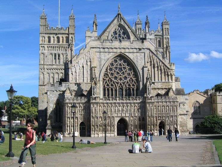Exeter Cathedral Devon puzzle online