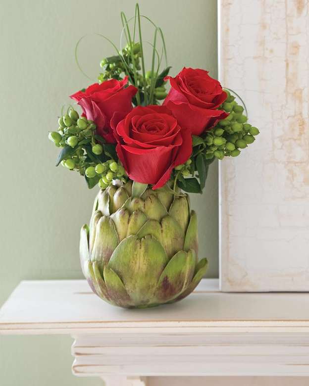 rózsák vázában online puzzle