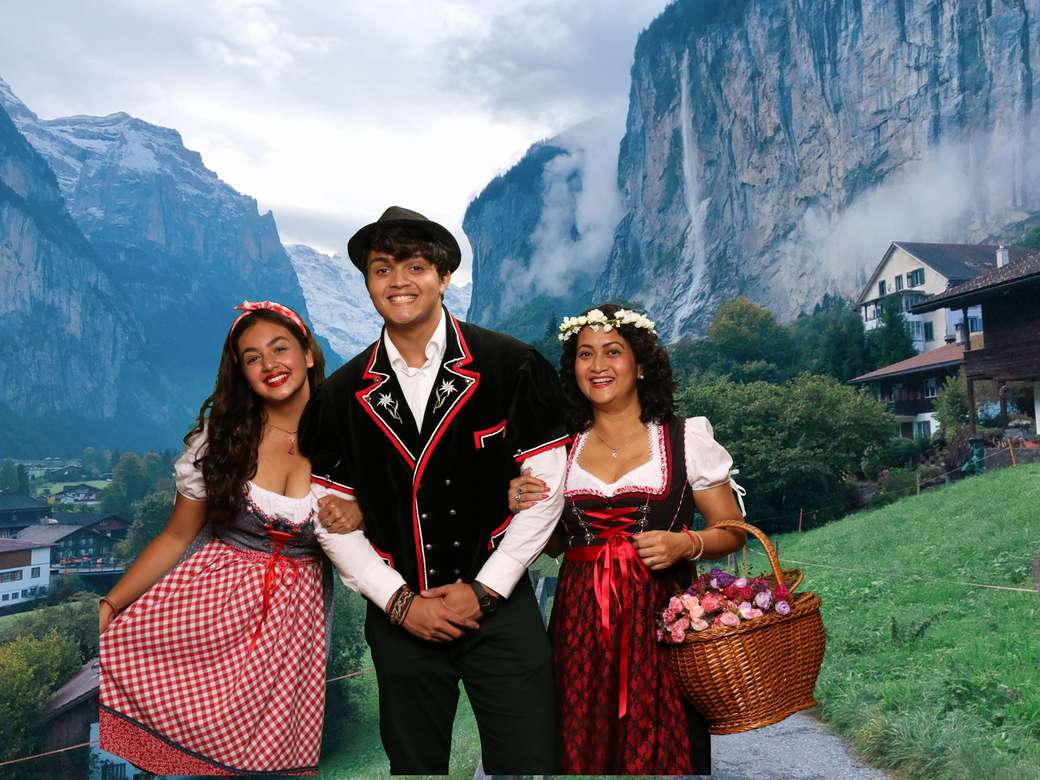 costumes folkloriques - Autriche puzzle en ligne