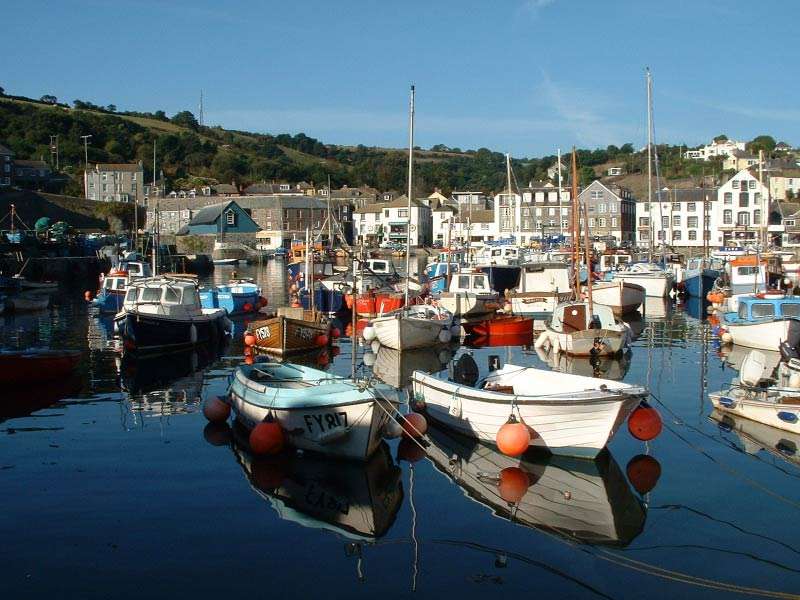 Mevagissey vicino a St. Austell Cornwall puzzle online