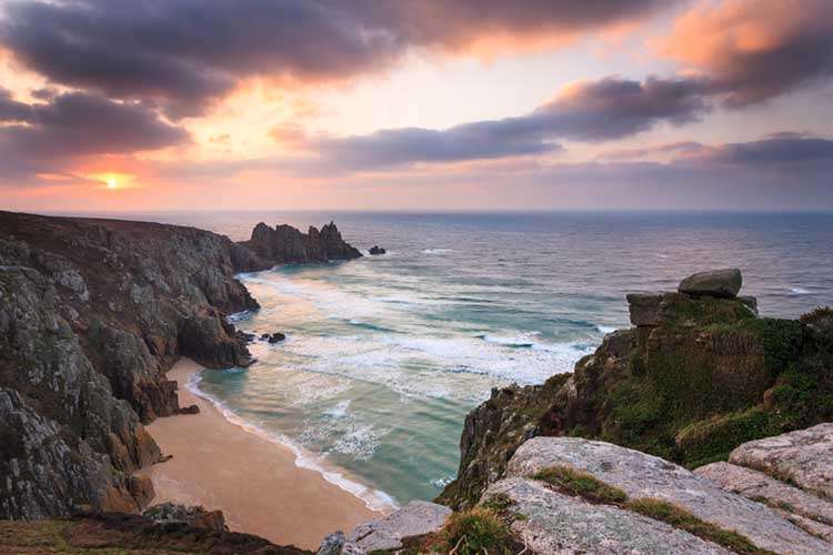 Penwith jižní pobřeží Cornwallu skládačky online
