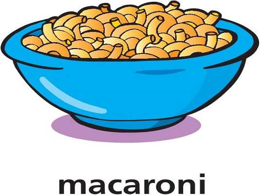 m is voor macaroni legpuzzel online