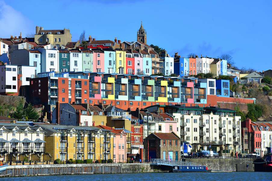 Città di Bristol in Inghilterra puzzle online