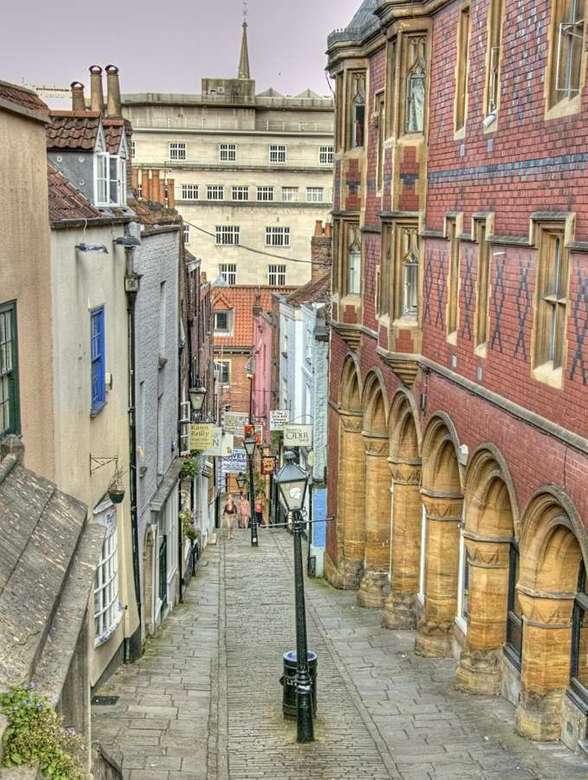 Město Bristol v Anglii skládačky online