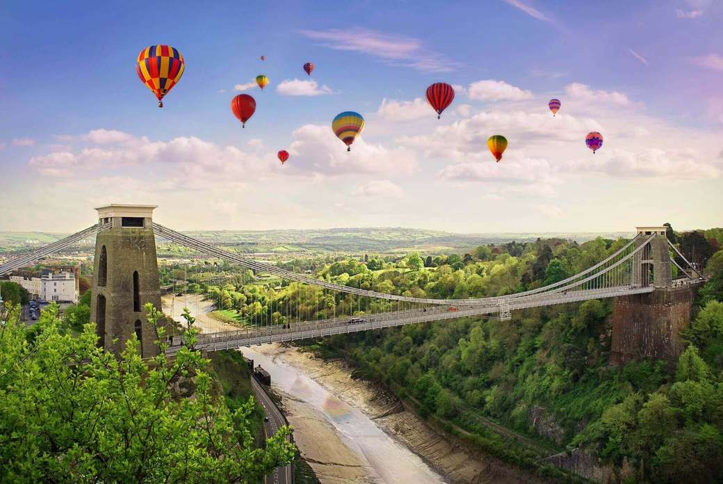 Бристольский международный фестиваль воздушных шаров онлайн-пазл