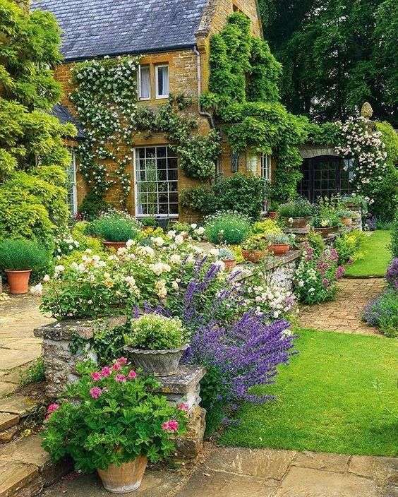 Inglaterra Cottage Garden rompecabezas en línea