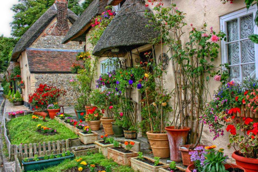 England Cottage Garden Puzzlespiel online