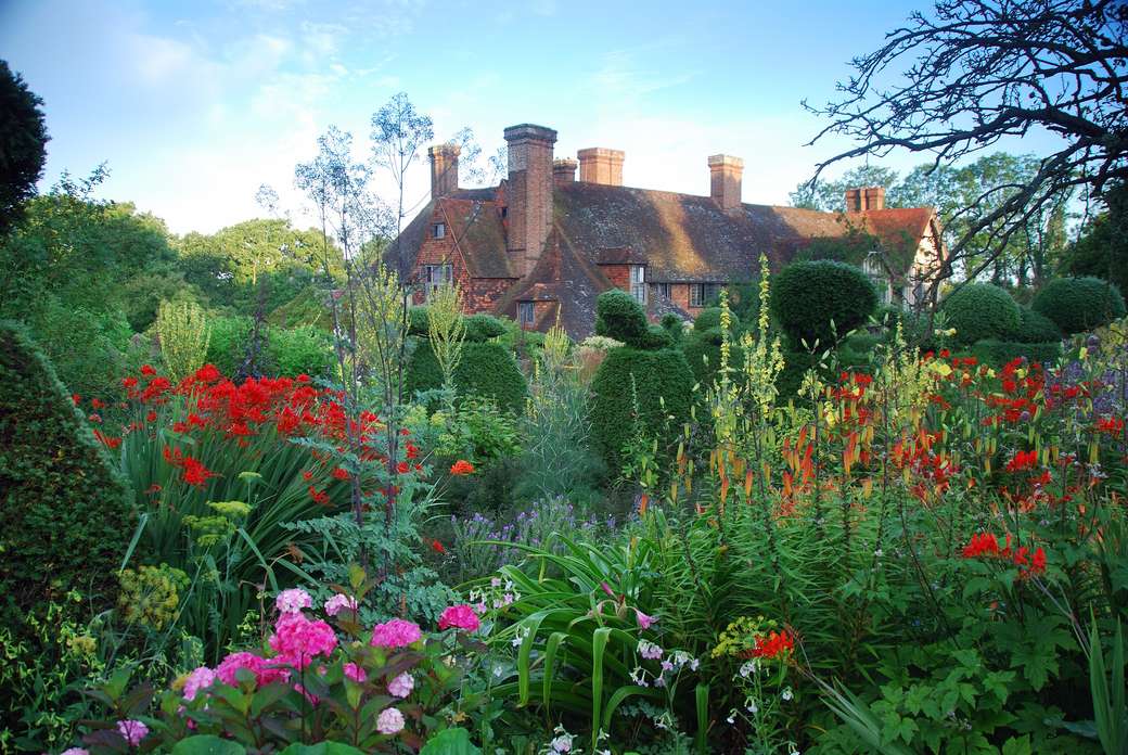 Английский сад в графстве Кент пазл онлайн