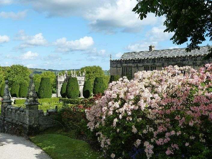 Английски парк градински пейзаж онлайн пъзел