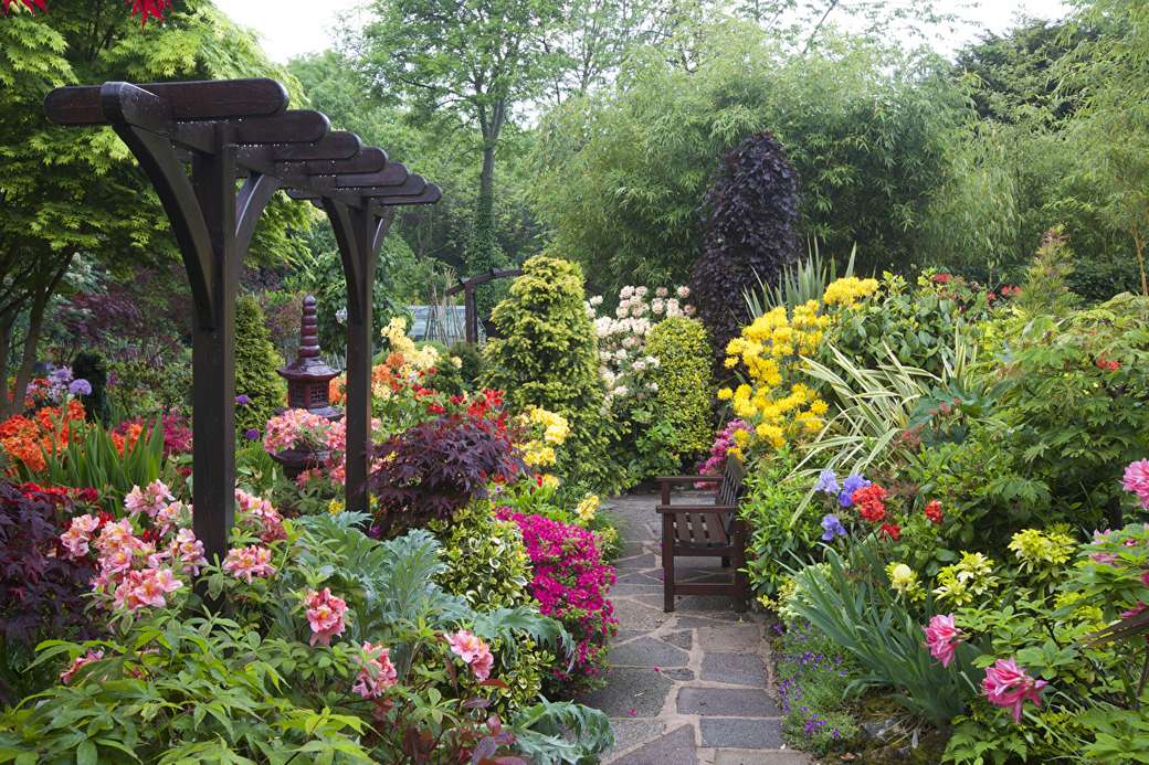 Английски градини в Уолсол онлайн пъзел