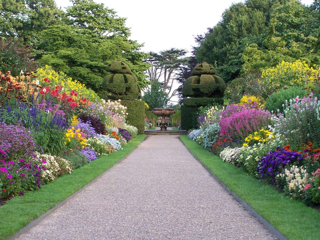Englische Gartenparklandschaft National Trust Puzzlespiel online