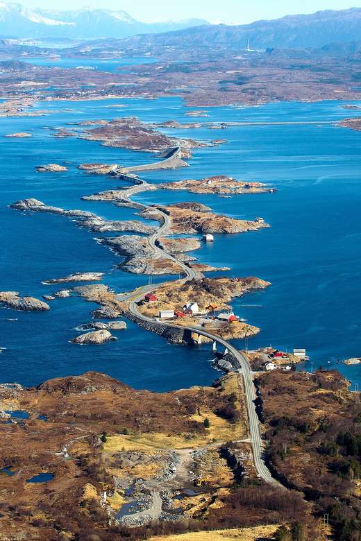 noruega- la carretera atlántica rompecabezas en línea