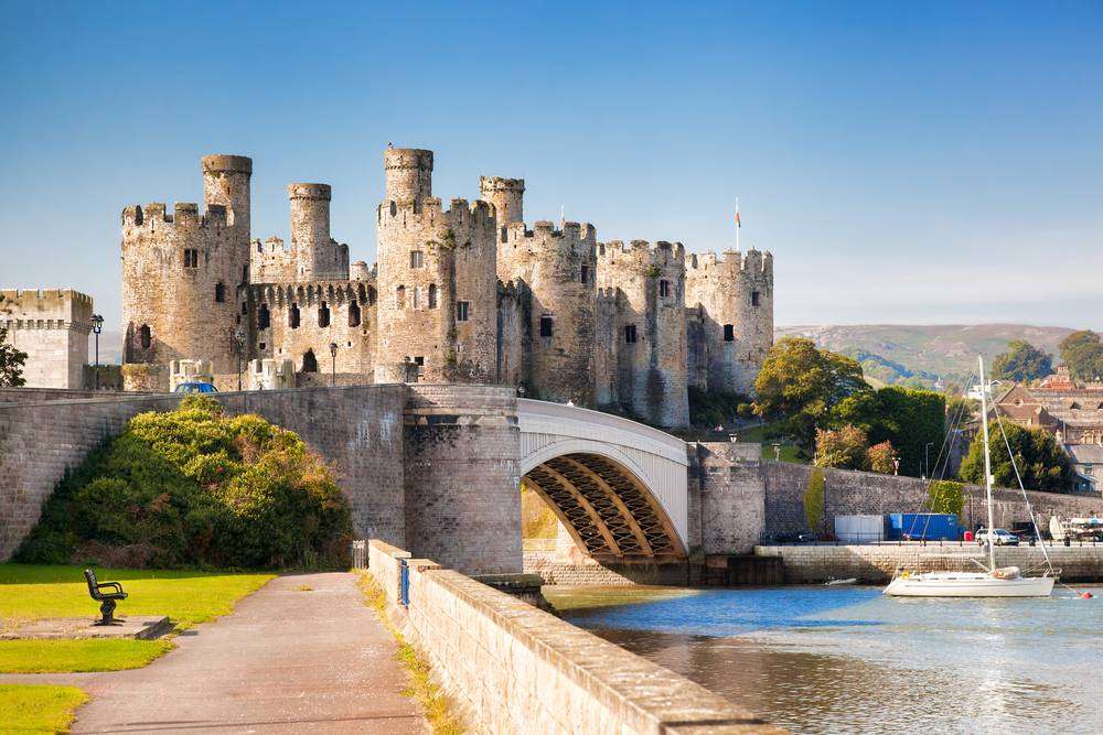 Κάστρο Conwy Βόρεια Ουαλία παζλ online