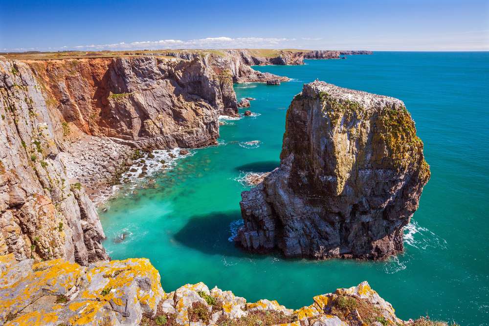 Stack Rocks Pembrokeshire South Wales Inghilterra puzzle online