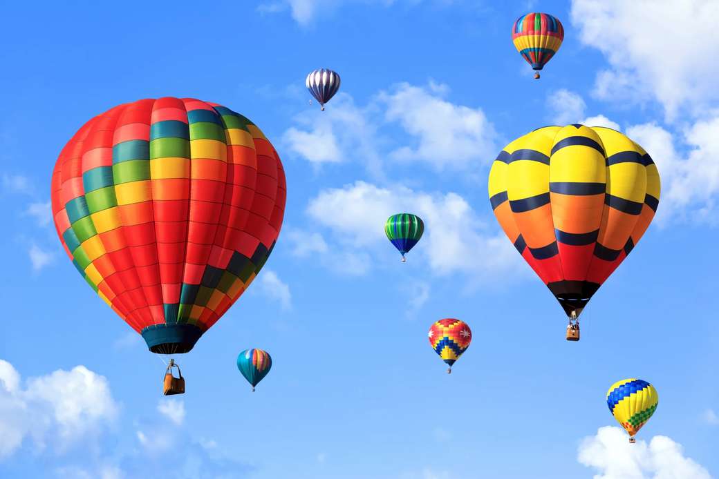 αερόστατο ζεστού αέρα online παζλ