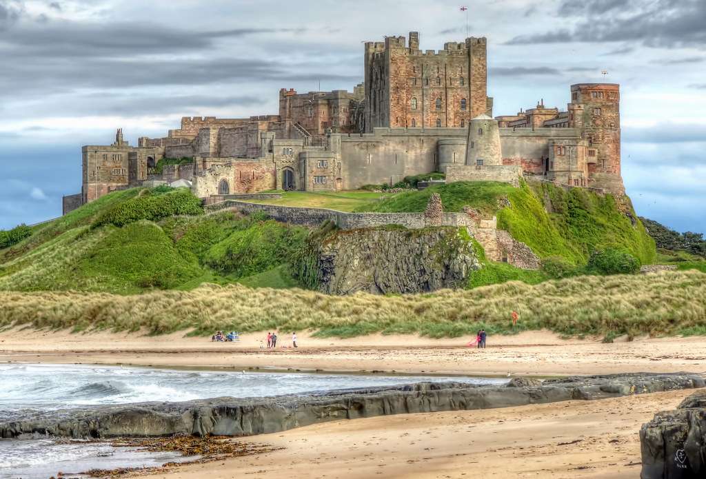 Castelul Bamburgh din Northumberland puzzle online