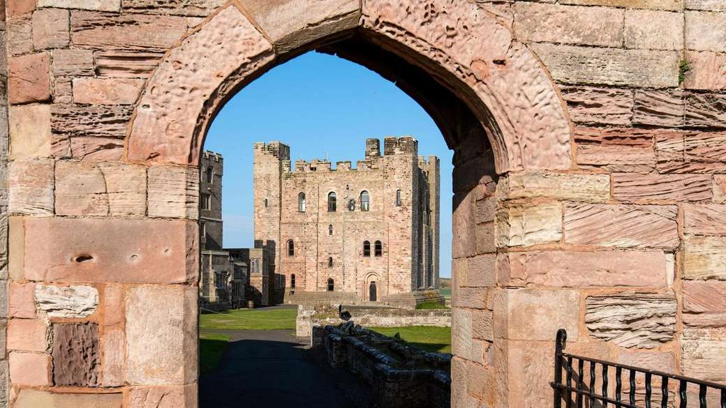 Northumberland Bamburgh Castle Online-Puzzle