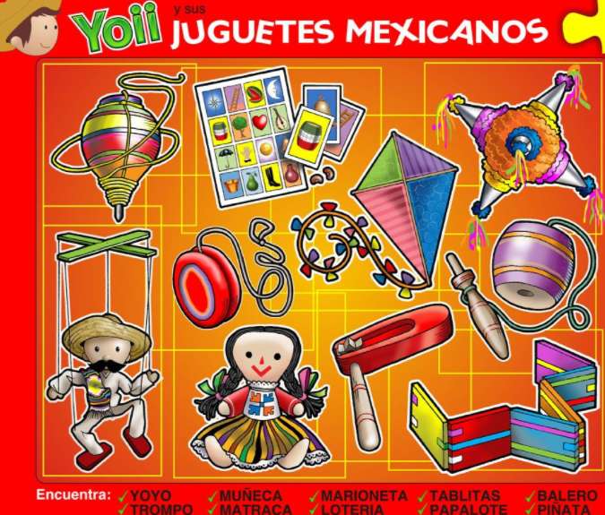 MEXICKÉ HRAČKY online puzzle