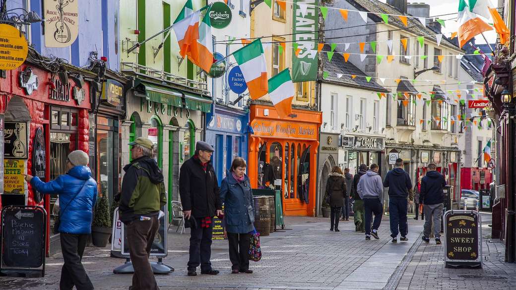 Galway Πόλη Πολιτισμού Ιρλανδία online παζλ