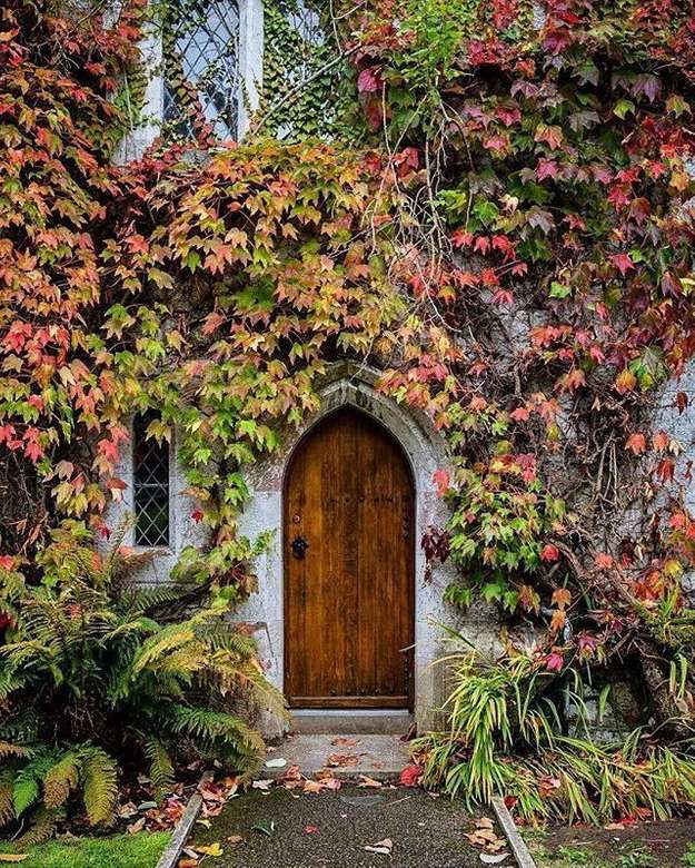 Parafa ház homlokzata Írország déli partján online puzzle