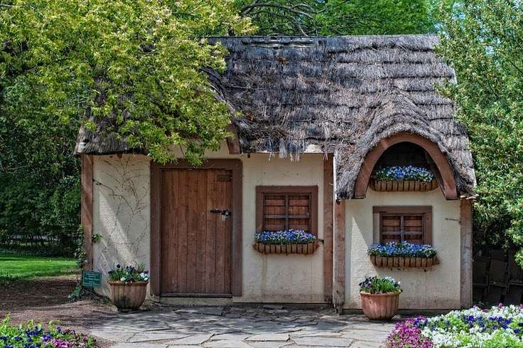 Malerisches Cottage in Irland Puzzlespiel online