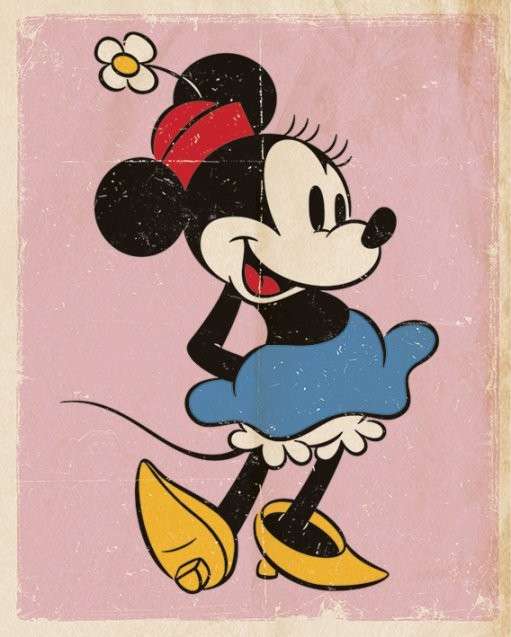 saga "Mickey Mouse" pussel på nätet