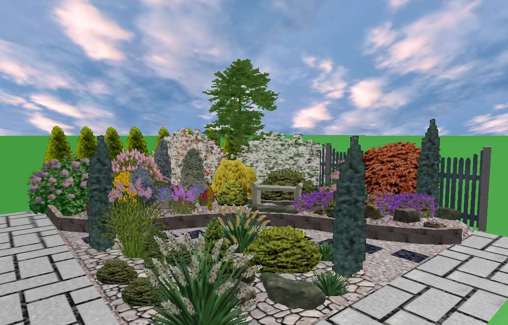 Красиви градини онлайн пъзел