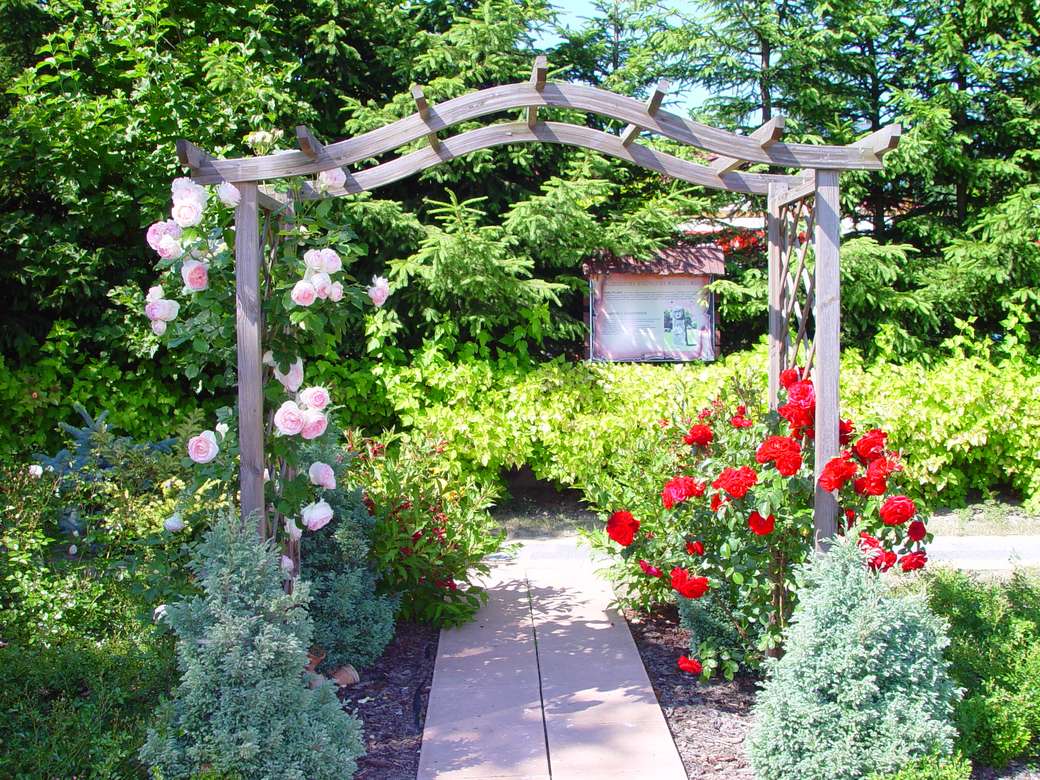 Vackra trädgårdar Pussel online