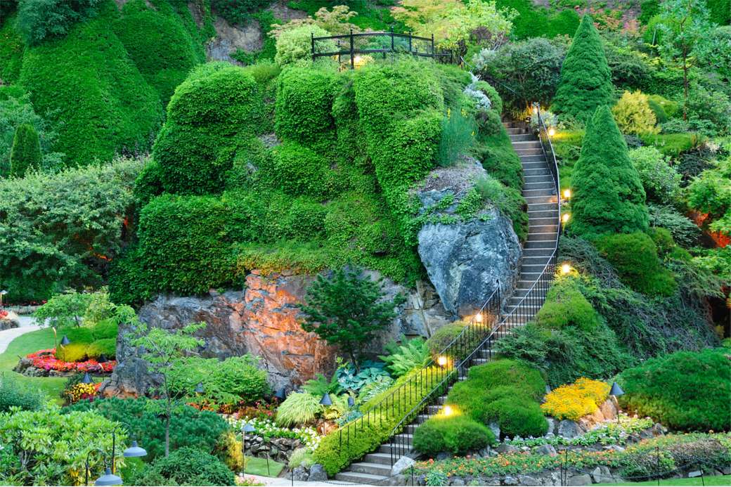 Прекрасні сади пазл онлайн
