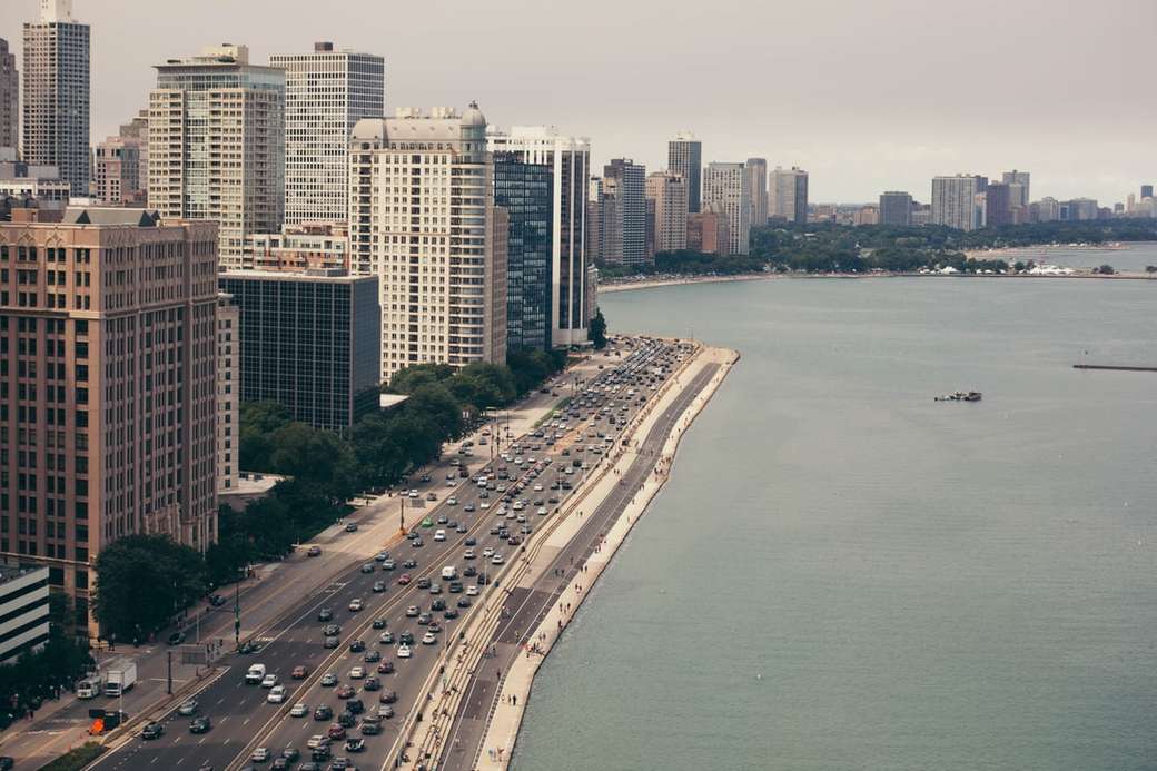 Lake Shore Drive Summer jigsaw puzzle online
