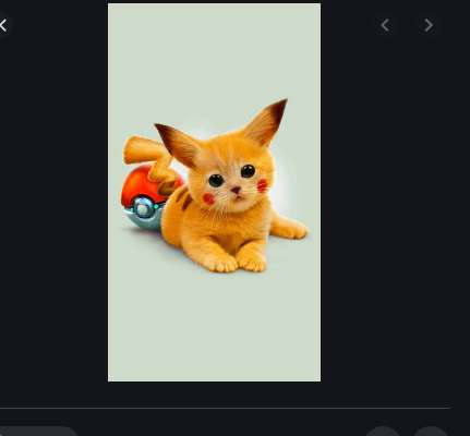 kattunge i pikachu-läge pussel på nätet