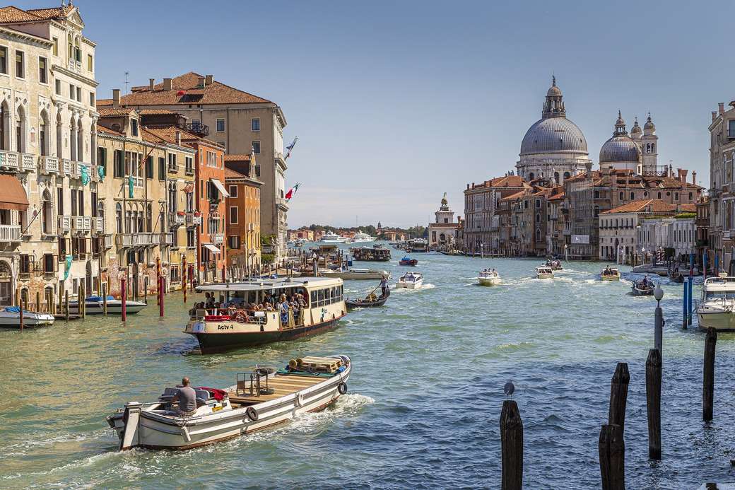 Μεγάλο κανάλι στη Βενετία παζλ online