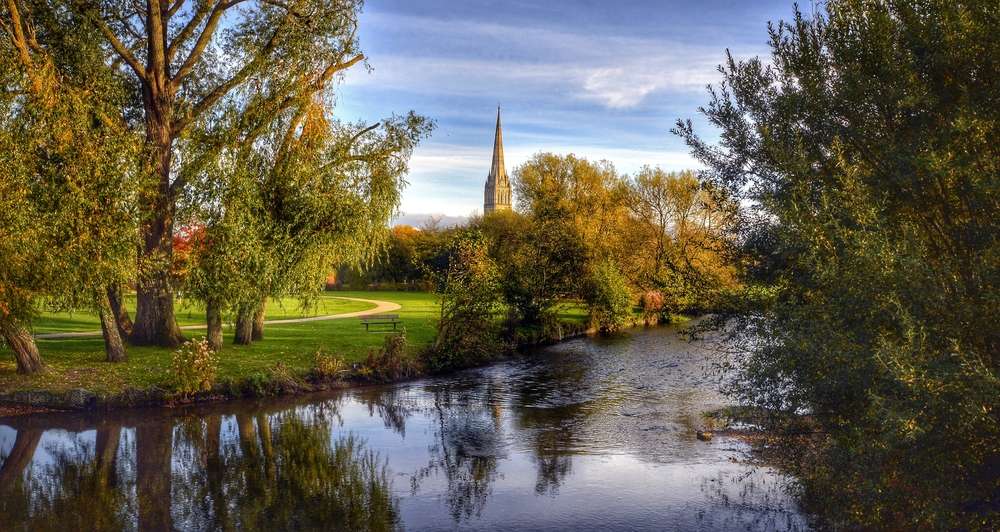 Salisbury Cathedral, Anglia online puzzle