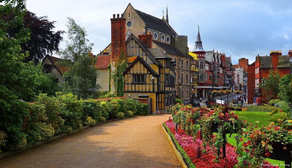 Shrewsbury in Inghilterra puzzle online