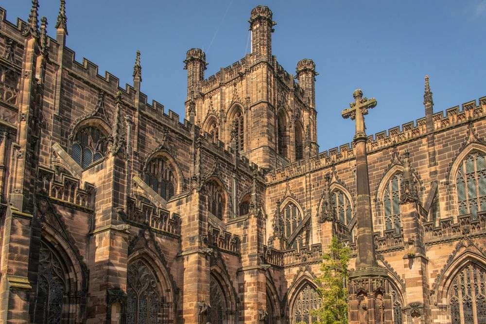 Kathedraal van Chester Noord-Wales legpuzzel online