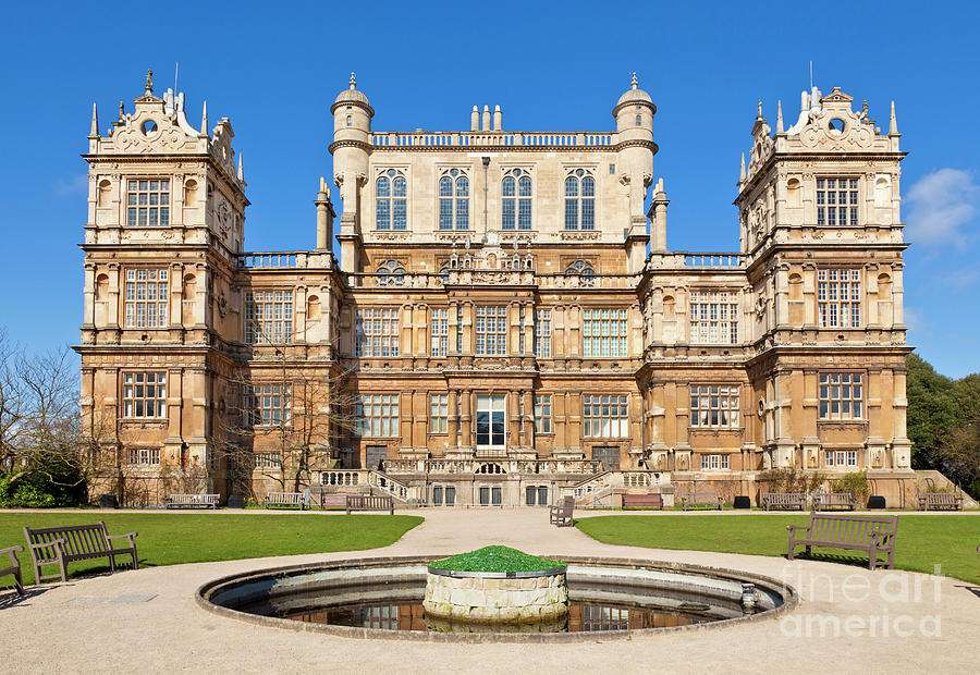 Nottingham Wollaton Hall in Inghilterra puzzle online