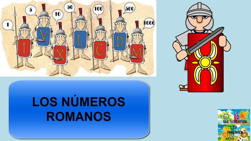 Dianis římské číslice online puzzle