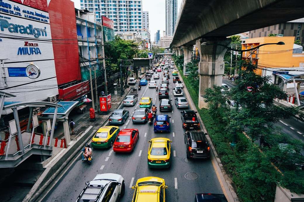 Tráfico Bangkok rompecabezas en línea