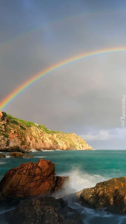 arco iris-mar rompecabezas en línea
